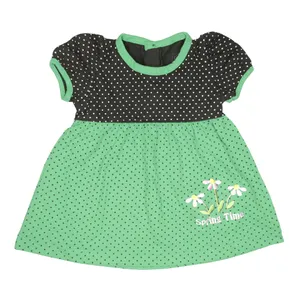 Vestido de Niña 3 Piezas Bebu Negro/Verde